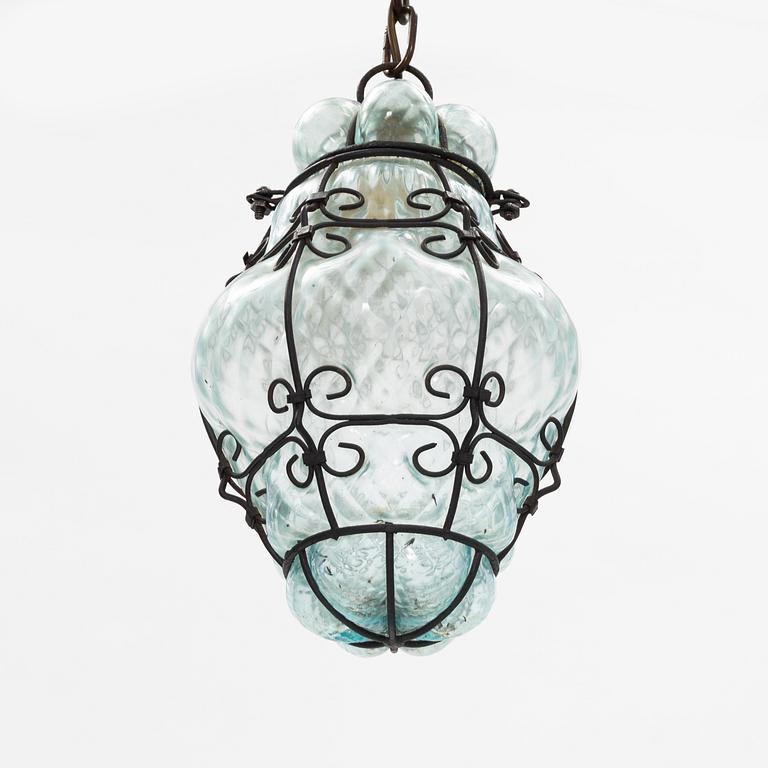 Ceiling lamp, Murano, Venice, mid-20th century.