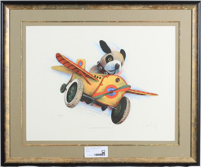 LASSE ÅBERG, färglitografi, sign o numr 1718/2000.