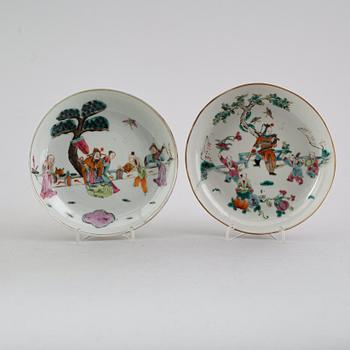 FAT, 2 st, porslin, Kina, 1800/1900-tal.