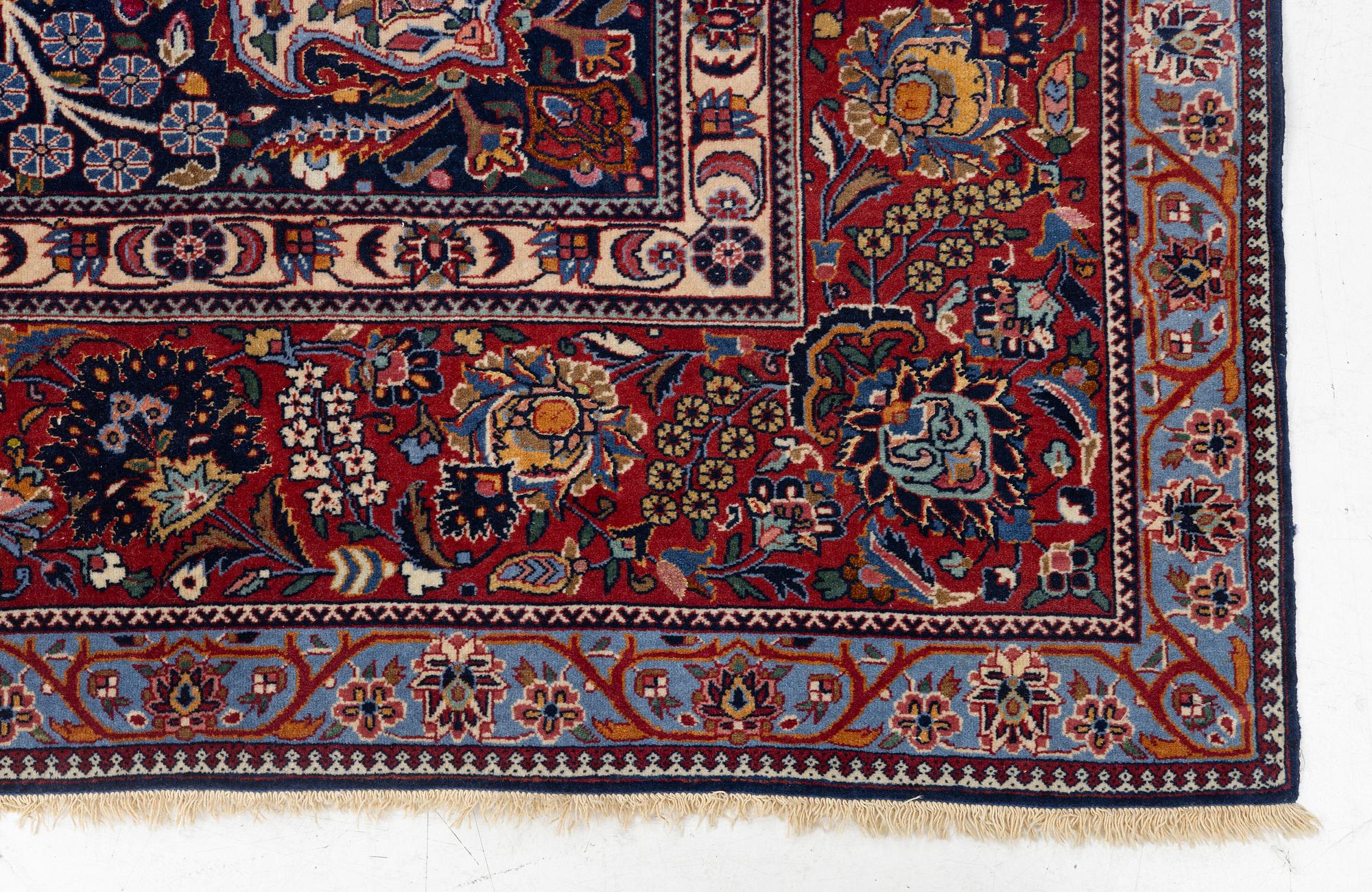 Rug, Keshan, semi-antique, approx. 293 x 222 cm.