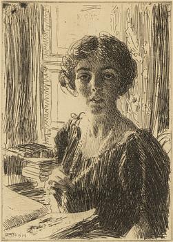Anders Zorn, "Kronprinsessan Margareta".