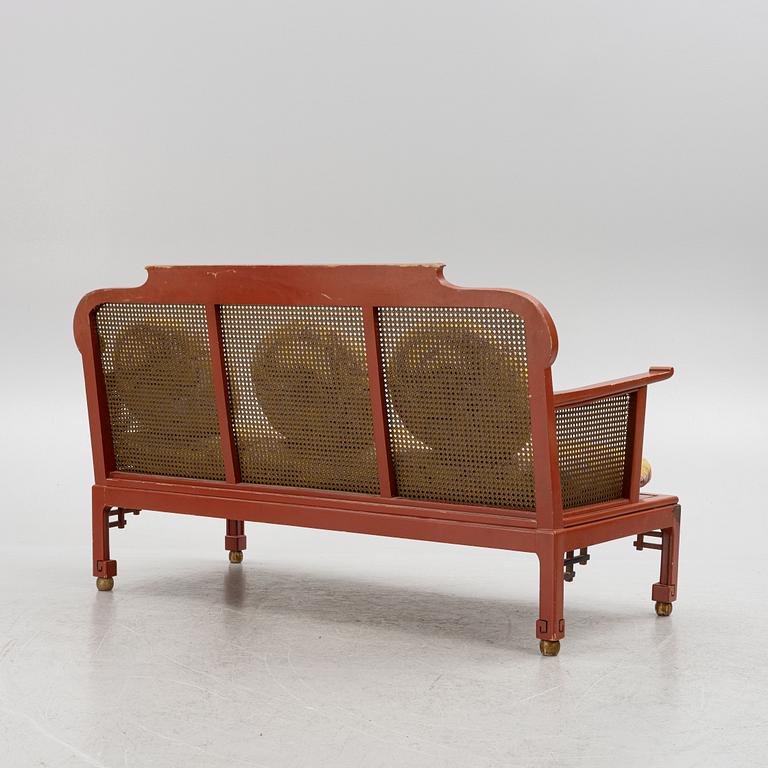 Elias Barup, sofa, armchair, and coffee table, Herbert Andersson's furniture workshops (Gärsnäs), 1930s.