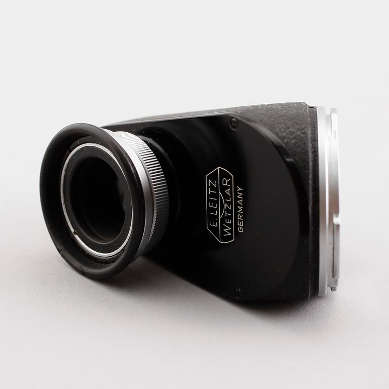 KAMERA med OBJEKTIV och VISOFLEX I, 1+3+1, Leica IIIg, nr. 877 071, Ernst Leitz, GMBH Wetzlar, Tyskland. 1957.