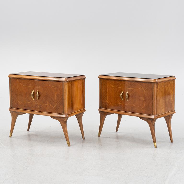 A pair of Mahogany Bedside Tables, mid 20th century.