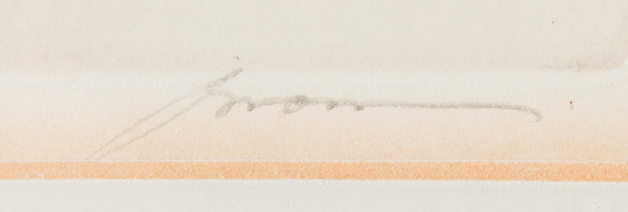 TUNNISTAMATON TAITEILIJA, etsauksia, 5 kpl, 1920-luku.