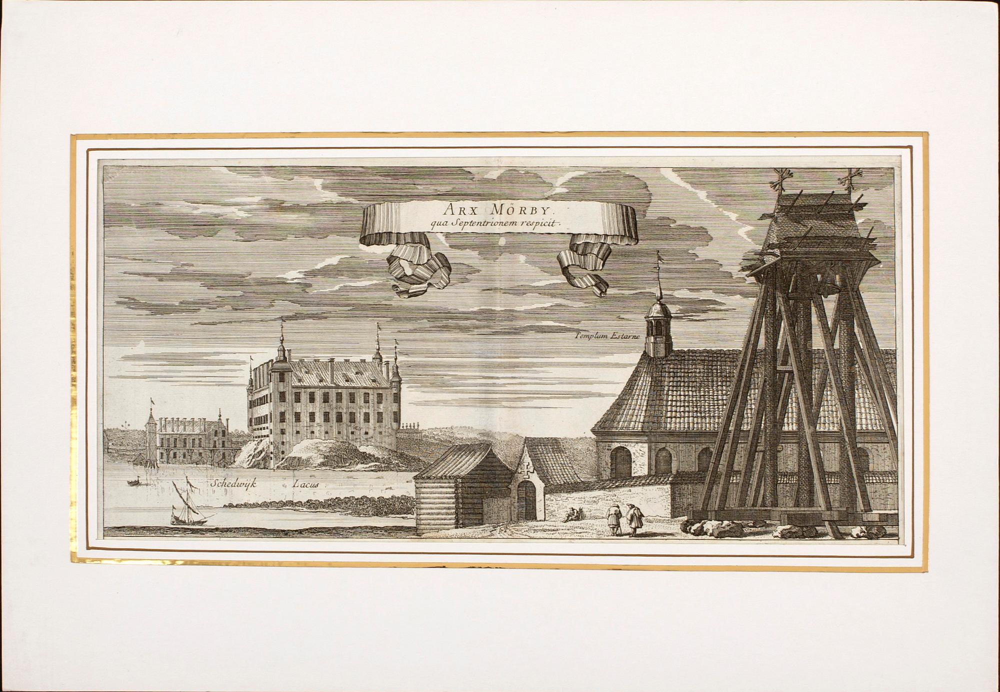 GRAVYRER, 4 st, ur "Svecia Antiqua et Hodierna", 1700-tal.