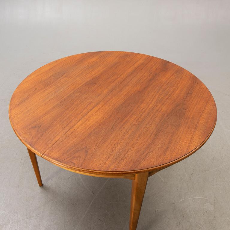 A 1960s Svante Skogh walnut dining table.
