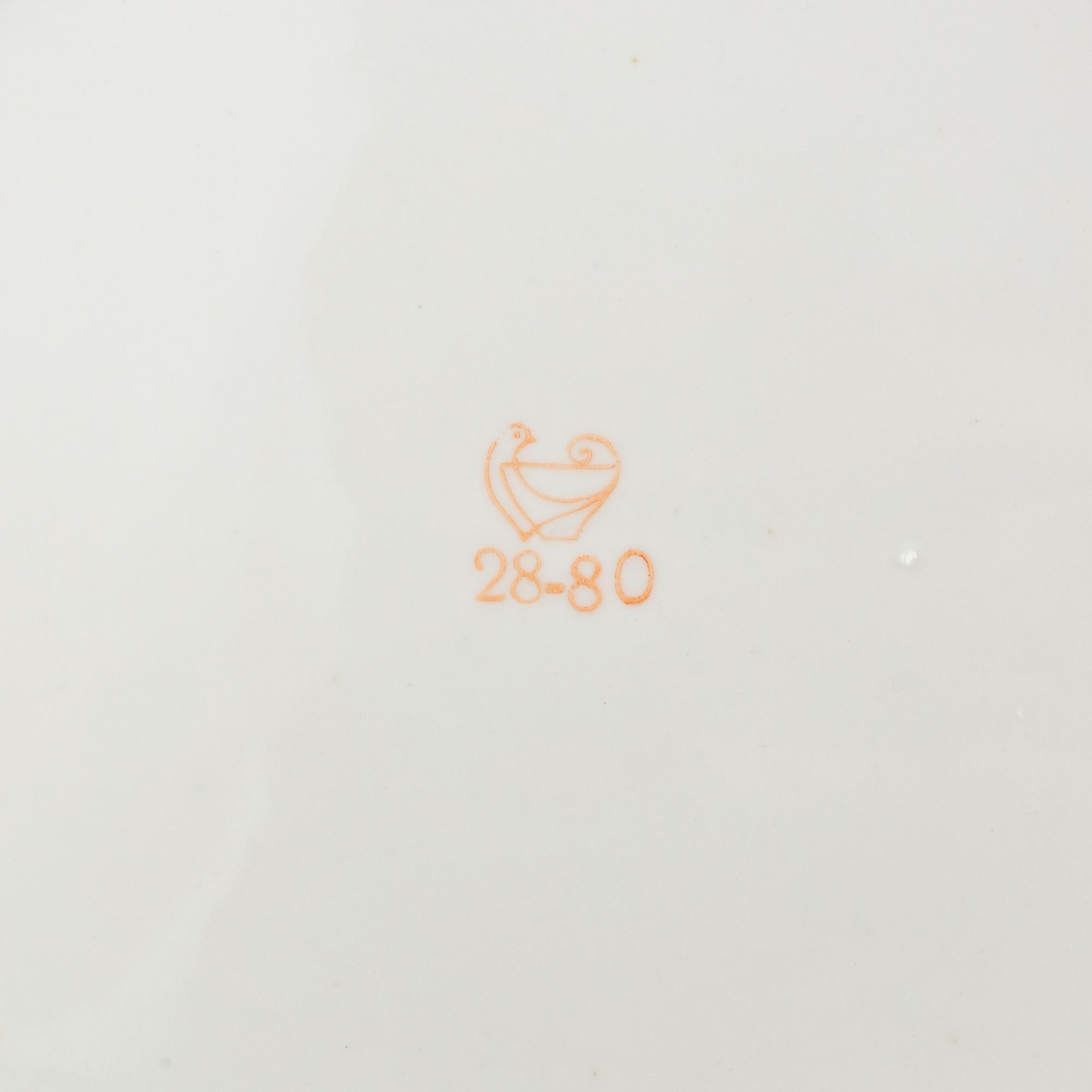 Porcelain, 3 pieces, of which two from the Olympic Games in Moscow 1980.