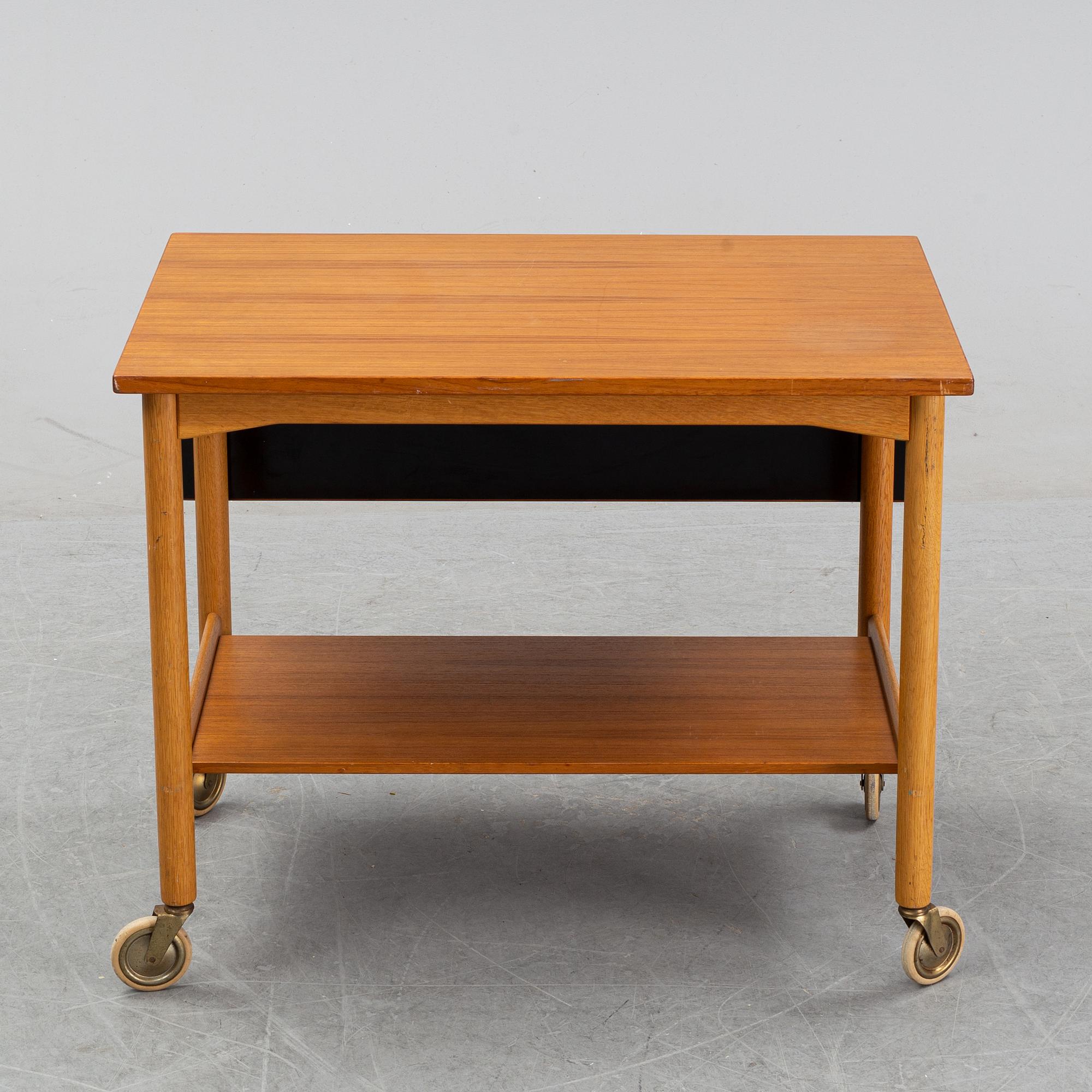 A mid 20th century trolley by Ferdinand Lundqvist, Gothenburg.