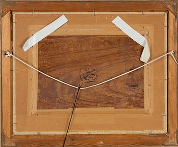 Birger Simonsson, oil on panel, signed BS.