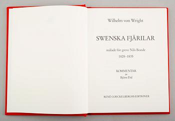 WILHELM VON WRIGHT, böcker, 3 st, "Swenska Fjärilar", nr 1523, René Coeckelberghs editioner 1989.