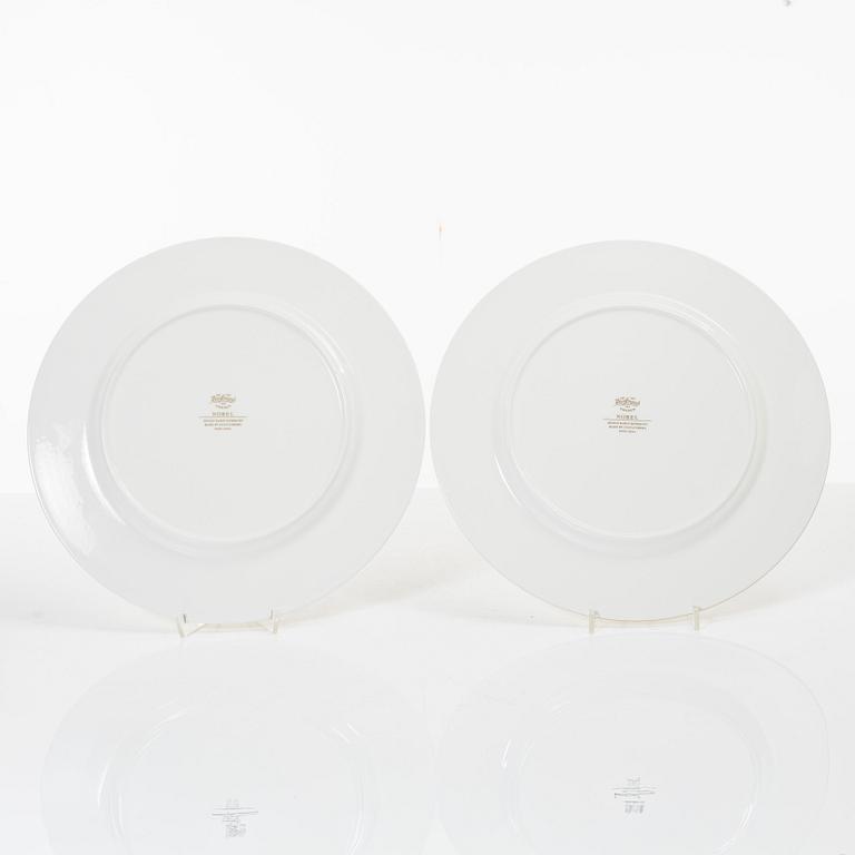 Karin Björquist, dessert plates, 12 pcs, "Nobel", Rörstrand/Gustavsberg.