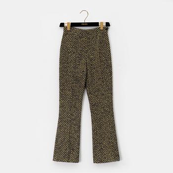 Prada, wool trousers, size 36.