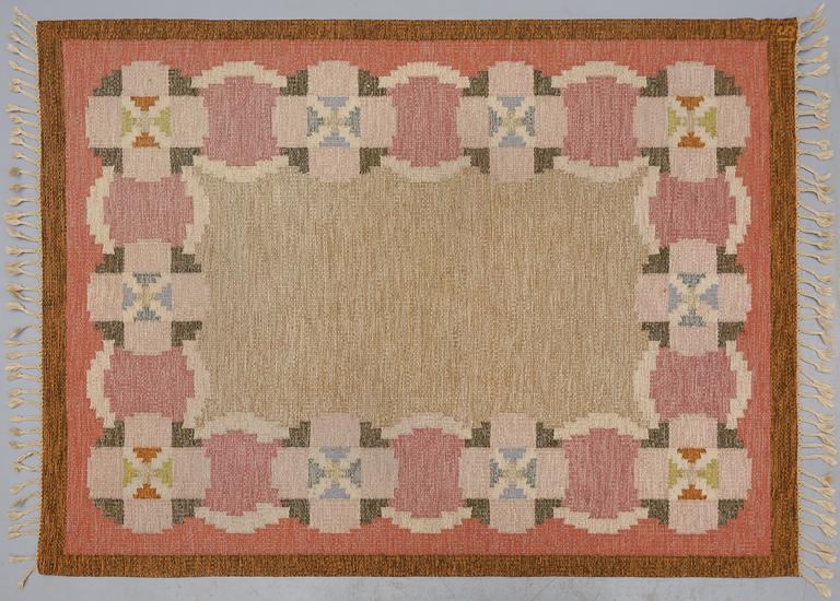 MATTA, rölakan, Ingegerd Silow, omkring 1900-talets mitt, ca 232 x 170 cm.