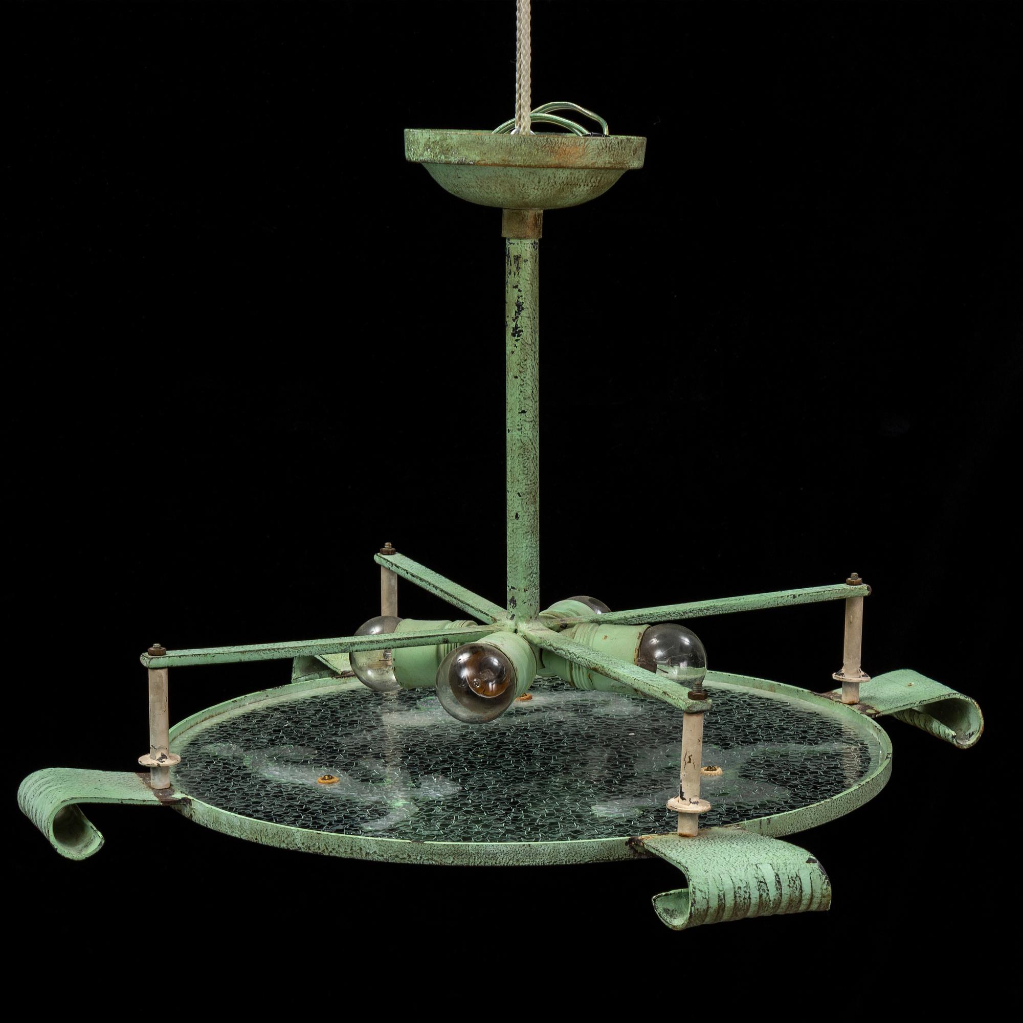 A 1930s ceiling light.