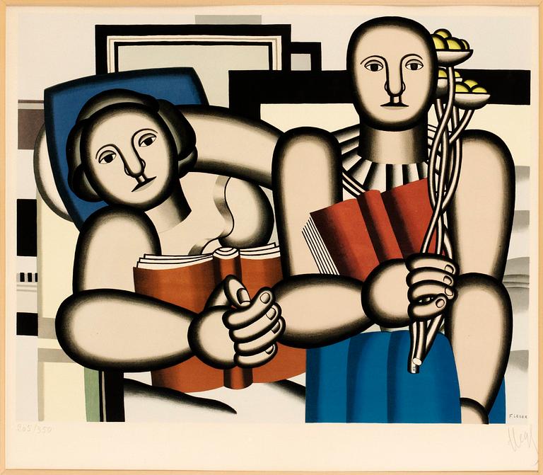 Fernand Léger (Efter), "La lecture".