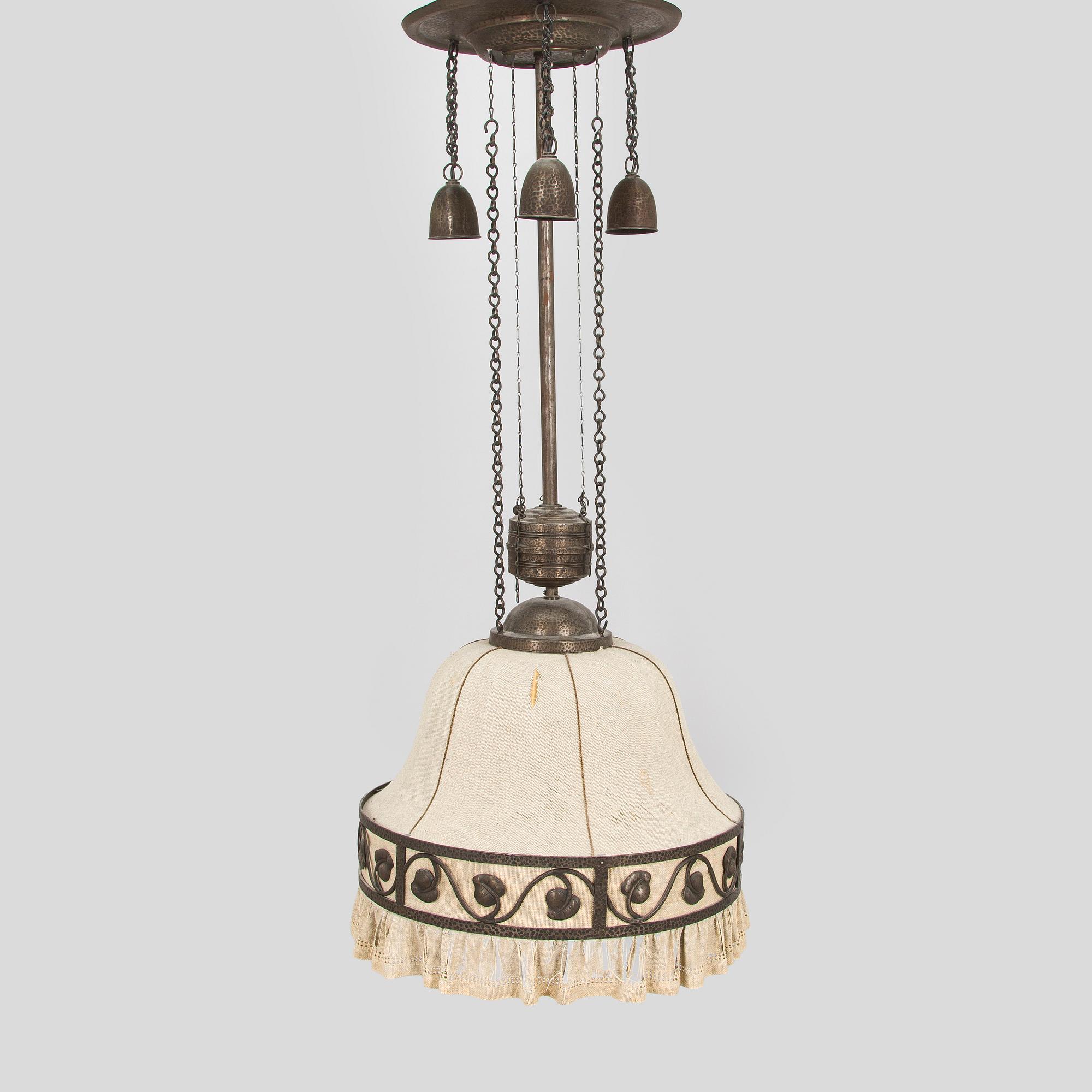 Counter weight light, early 20th century.