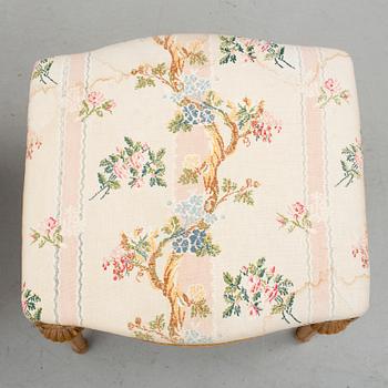 TABURETTER, ett par, ett par, märkta OES, Olof Ericsson, Strekered, Lindome, (1754-1808).