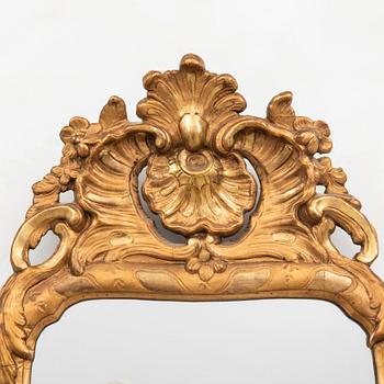 Mirror, Rococo, mid-18th century.
