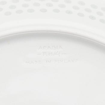 A 22-piece "Helmi" rice porcelain tableware set, Arabia 1969-1974.