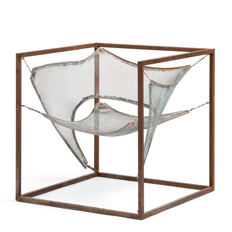 Sigurdur Gustafsson, a "Wind" easy chair/sculpture, ed. HC 4/5, Källemo, Värnamo, post 2003.