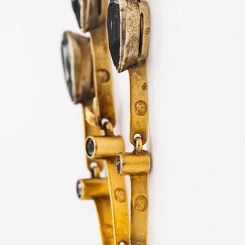 Kaulakoru, 14K kultaa ja akvamariineja. Moskova, 1900-luvun alku.