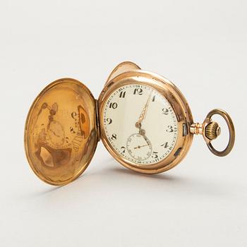 POCKET WATCH, hunter, 51 mm.