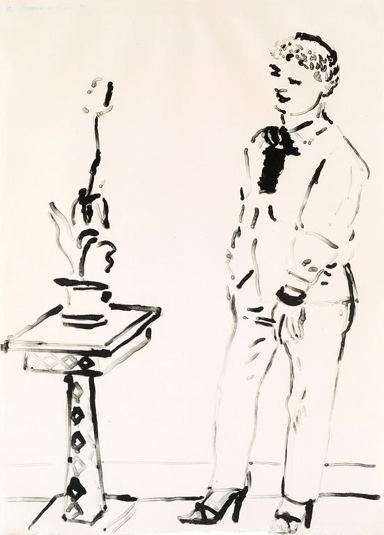 David Hockney, Celia - Musing.