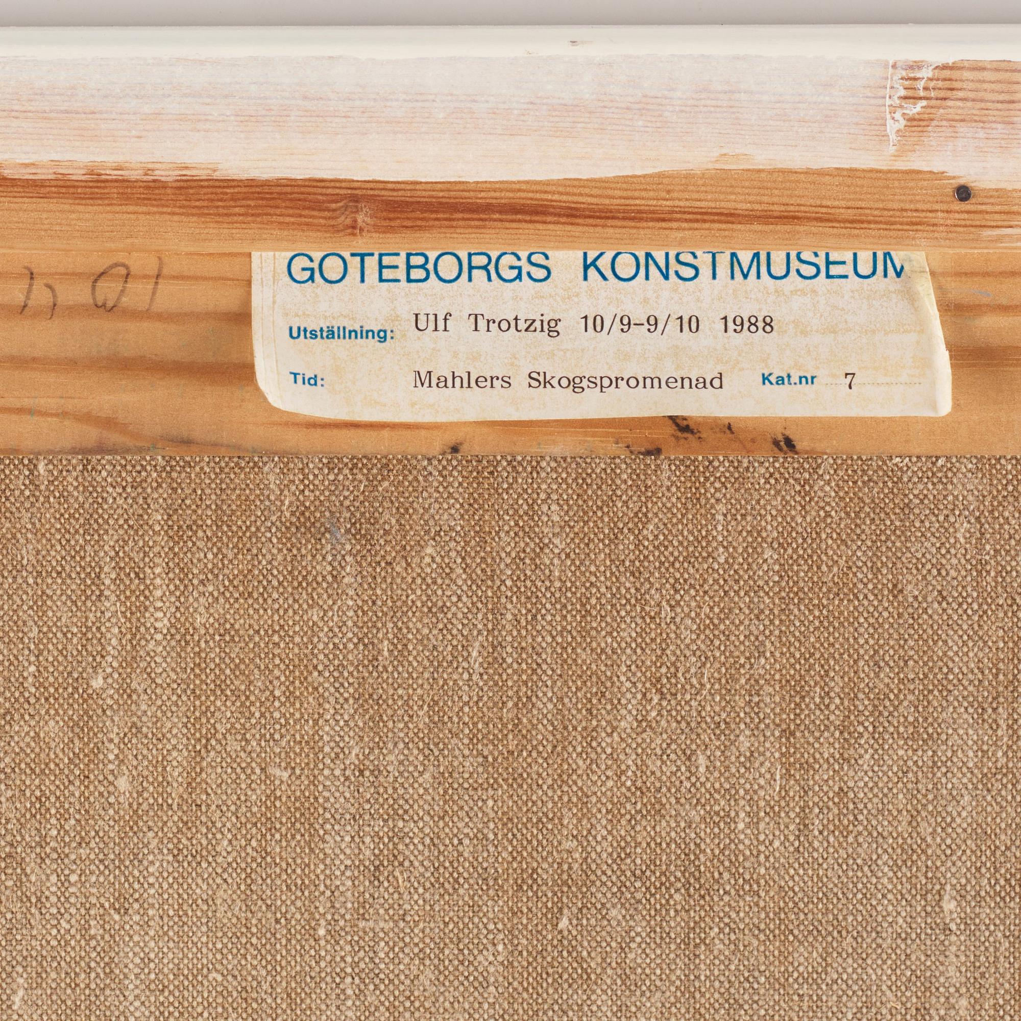 Ulf Trotzig, "Mahlers skogspromenad".