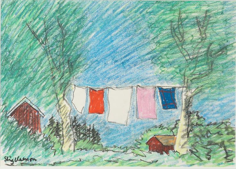Stig (Slas) Claesson, Clothesline.