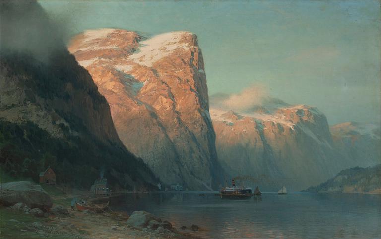 Johannes Harders, "Fjordlandskap".