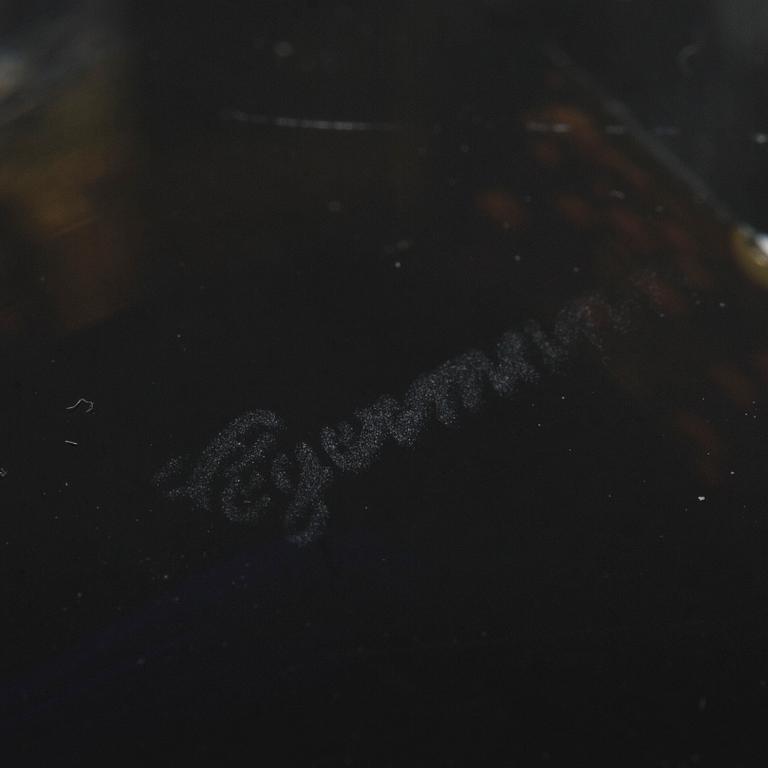 VAS, glas, Pavel Hlava, Bohemia, Tjeckoslovakien, etsad signatur samt etikett.