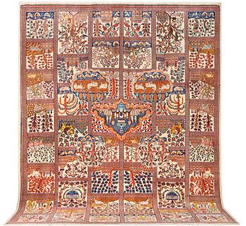 A Kashmar carpet, c. 391 x 291 cm.