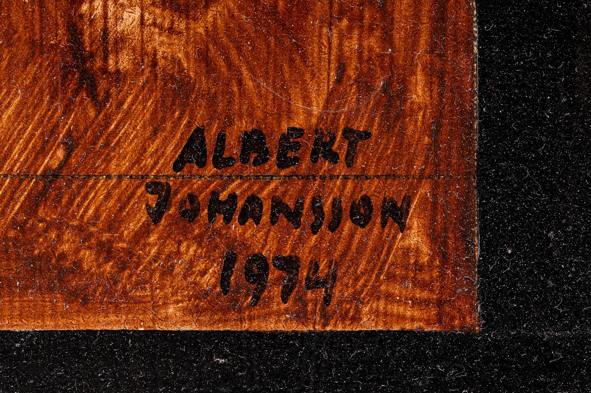 Albert Johansson, "Blå Jungfrun som stad".