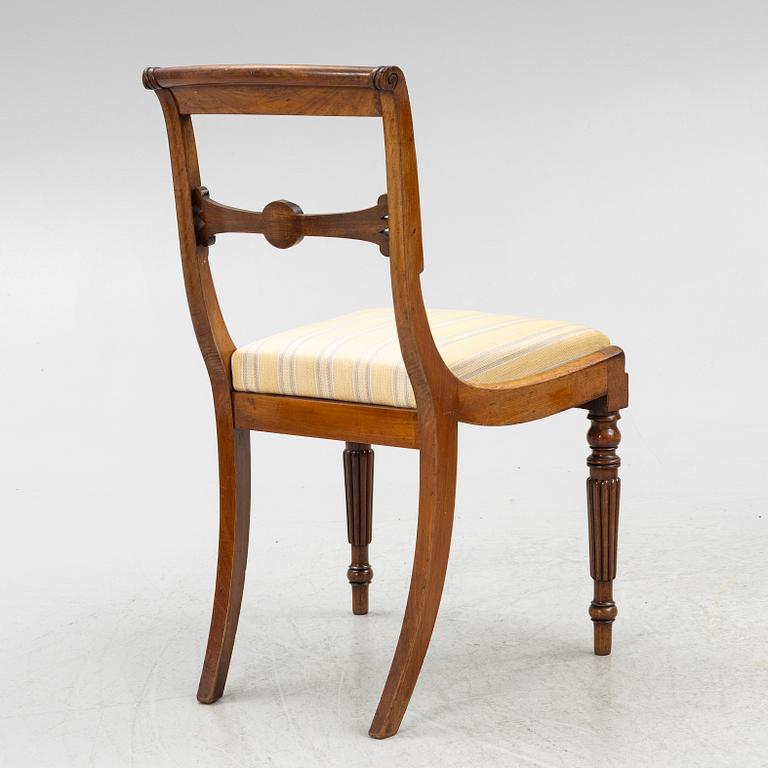 Empire, Four empire chairs, first half of the 19th Century.