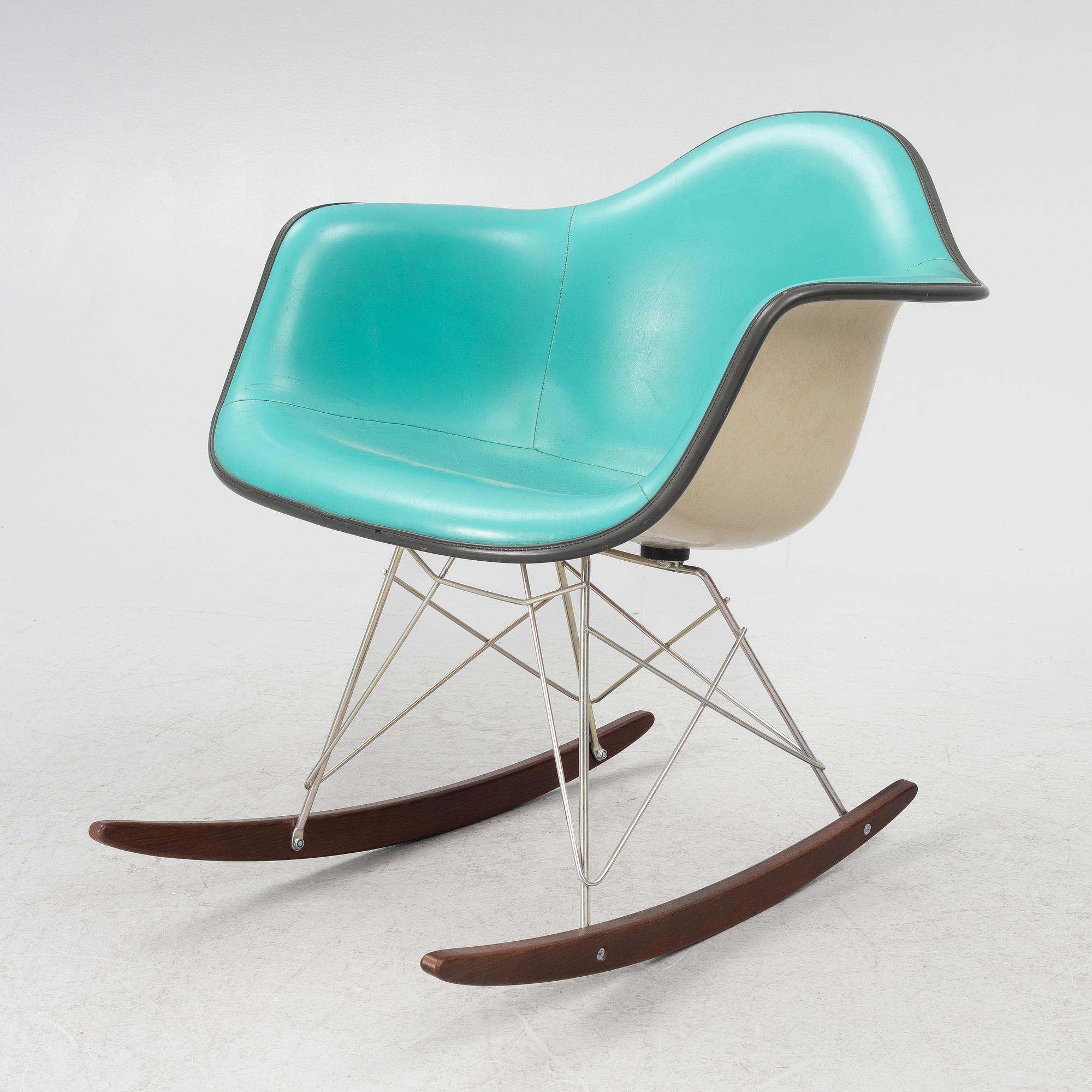 Charles & Ray Eames, a "RAR" rocking chair, Herman Miller second half of the 20th century.