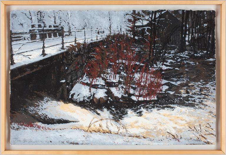 BO LARSSON, färglitograi, 146/150, sign.