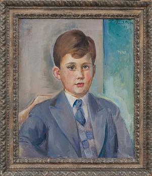 SVANTE BERGH, olja på duk. Signerad och daterad -33.