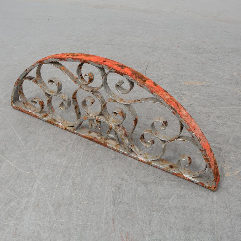 A spanish window grill from the mid 19th century.
