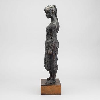 TORSTEN FRID, SCULPTURE, BRONZE, SIGNED. 1964.