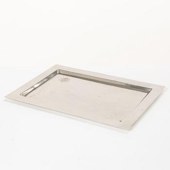 A 20th century sterling silver tray, mark of H.J. Wilm, Hamburg, Germany.
