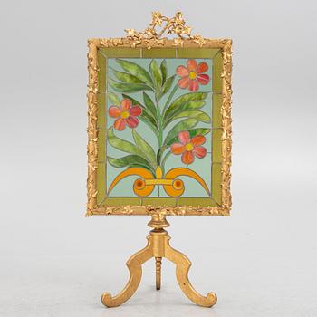 A fire screen, second half of the 20th Century.