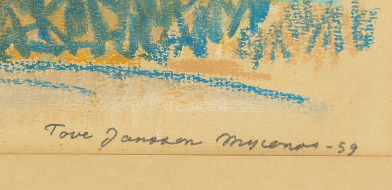 Tove Jansson, Motif from Mykonos.