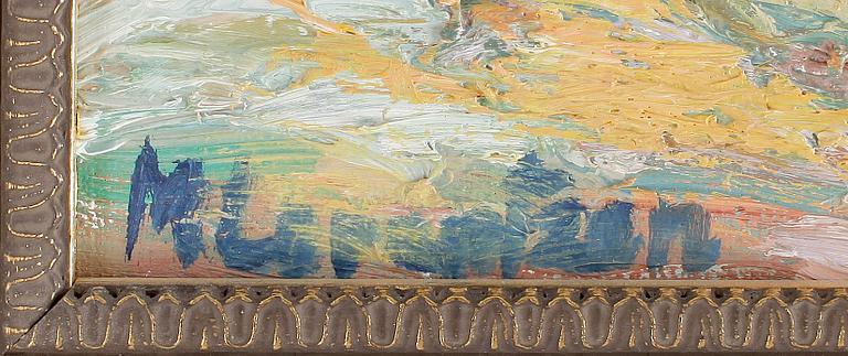 MONIKA LORENTZON, olja på duk, signerad.