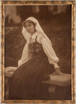 ALBERT WILHELM RAHMN, ett par, fotografier, sign.