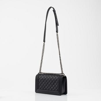 Chanel, a black, quilted leather 'Boy Bag', 2019.