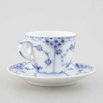 A set of 29 'Musselmalet' porcelain pieces, Royal Copenhagen, Denmark.