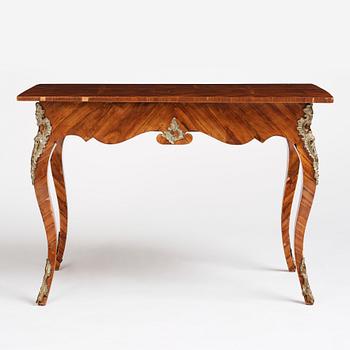 A Swedish rococo games table, second part of the 18th century.