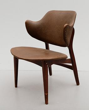 FÅTÖLJ, "Shell Chair", Ib Kofod Larsen, Danmark, 1960-tal.