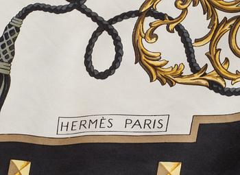 SCARF, siden, "Les Clés", Cathy Latham, Hermès, Paris. Formgiven 1965.